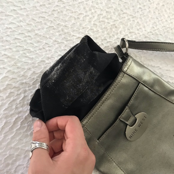 Nine West / Metallic Crossbody Purse - Picture 4 of 6